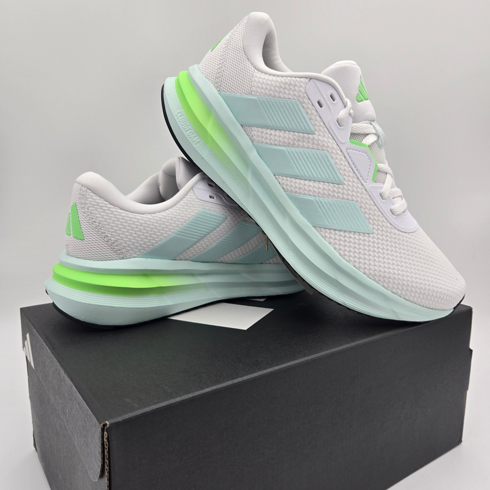 Adidas Galaxy 7 W Womens Running Shoes White Mint Lime JQ2610 Size 8.5 NEW